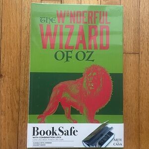 The Wonderful Wizard Of Oz Booksafe with Combination, Secret Hidden Safe, NWT